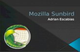 Mozilla Sunbird - Adrian Escabias