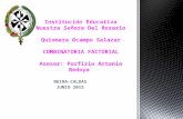 Combinatoria Factorial Institución Educativa Nuestra Señora Del Rosario