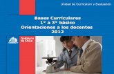 Orientaciones generales al docente para implementar bases curriculares 2012.(Héctor Hernández)