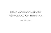 Tema 4 Conocimiento.  Reproducción humana