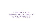 LIBRO DE INVENTARIOS Y BALANCES