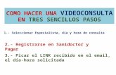 Sanidoctor.com - Como hacer una videoconsulta