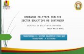 Politica publica - Presentación y Principios