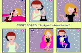 Story Board "Amigas Universitarias"