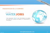 Folleto de presentación de Global Water Jobs para empresas