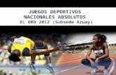 Enlace Ciudadano Nro. 274 -   Juegos deportivos nacionales absolutos.