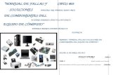 Manual fallas y soluciones de componentes de cómputo