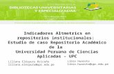 Indicadores Altmetrics en repositorios institucionales: caso del Repositorio Académico de la Universidad Peruana de Ciencias Aplicadas - UPC (Perú)