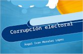 la corrupción electora Presentación