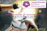 Presentacion de los Juegos Florales Escolares 2015-AYAVIRI PUNO PERU