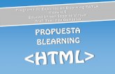 Propuesta b-Learning de HTML