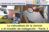 Presentación Naturaleza de las ciencias y el modelo de indagación