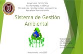 Sistema de gestion ambiental ppt 2015 Arturo Acosta