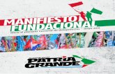 MANIFIESTO FUNDACIONAL DE PATRIA GRANDE