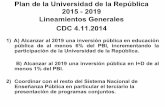 Prespuesto Universidad de La Republica