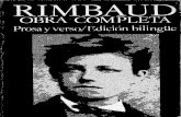 Rimbaud - Obra Completa. Prosa y Verso. Edición Bilingue