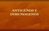 Antigenos e Inmunogenos
