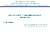Axiologia y Deontología 1