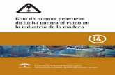 Guía de Buenas Practicas Contra El Ruido en La Industria de La Madera