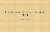 Organizacion de la Republica de Chile