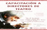 Capacitacion a Directores de Teatro - Curso 2015 - Ruben Alejo Conde