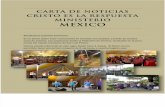 Carta de Noticias Cristo Es La Respuesta Ministerio Mexico