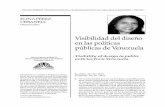 Visibilidad del diseño en las políticas públicas de Venezuela