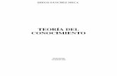 SÁNCHEZ MECA, D., Teoría Del Conocimiento, Dykinson 2001