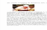 «El Legado litúrgico de Benedicto XVI»