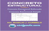 Libro de Concreto Estructural Reforzado y Simple TOMO I [Ing. Basilio J. Curbelo] CivilGeeks