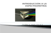 Introducción a La Espectrometría