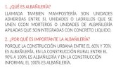 Problemas de Albañileria