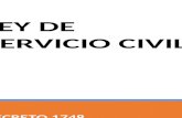 LEY DE SERVICIO CIVIL (Versión Libro de Bolsillo) GUATEMALA