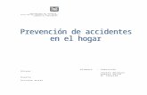 Prevención de Accidentes en El Hogar.