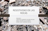 Exposicion Resistividad de Las Rocas