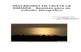 Pescadores en Caleta "La Ramada" – Apuntes para un estudio etnográfico