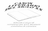Canon Literario Siglo XX