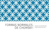 Formas Normales de Chomsky