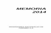 Memoria-2014-1  de hoteles