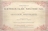 Messiaen, Oliver - Técnica de Mi Lenguaje Musical