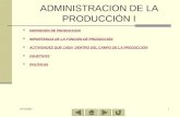 Administracion de La Produccion I, Unidad II