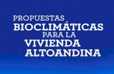 Propuestas Bioclimáticas Para La Vivienda Altoandina