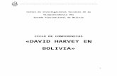 David Harvey en Bolivia, Del 19 Al 22 de Agosto de 2014
