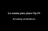 Análisis Sonata Op. 54
