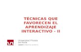 Técnicas que Favorecen el Aprendizaje Interactivo II.pptx