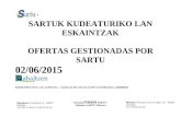 Ekainak 2 Sartuko Eskaintzak/ofertas de empleo Sartu, 2 de junio