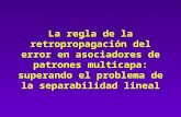Tema 10. La Retropropagacion Del Error