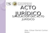 Acto Juridico-simulación Del Acto Jurídico