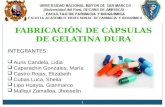 Fabricación de Cápsulas de Gelatina Dura Unidaaaaaaaaa