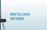 Mortalidad Materna.presentacion